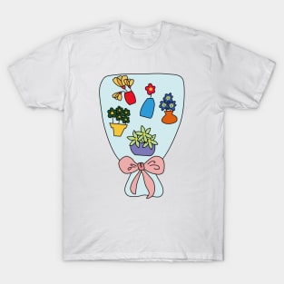 Bouquet, bunch of colorful flowers T-Shirt